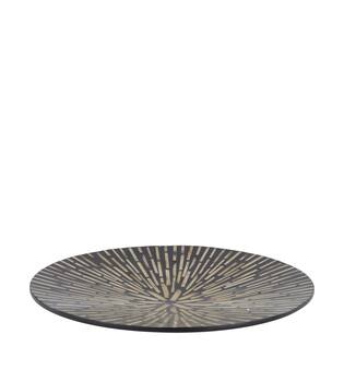Plate round bamboo 38x38x4cm FSC 100% - Natural