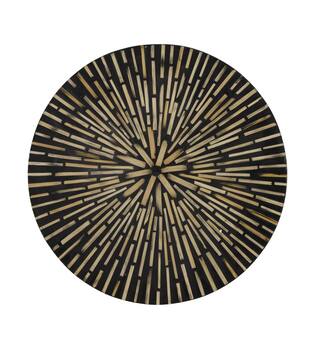 Plate round bamboo 38x38x4cm FSC 100% - Natural