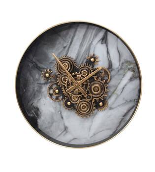 Clock round mdf 60x60x7.5cm FSC Mix 100%