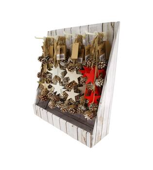 Hanger star poplar wood 7x0.5x35cm  FSC 100% - Multi
