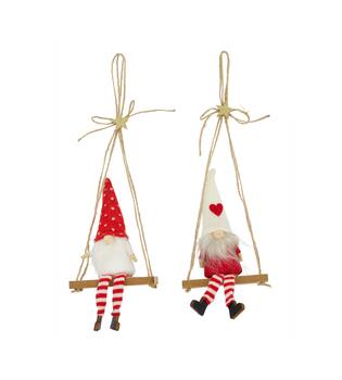 Hanger gnome on swing mdf 10x4x20cm C/2 FSC 100%