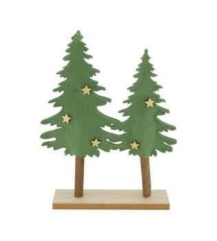 Figurine tree mdf felt 22.5x5x31.5cm FSC 100%
