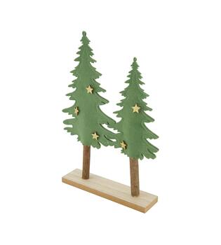 Figurine tree mdf felt 22.5x5x31.5cm FSC 100%