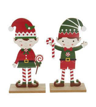 Figurine santas helper mdf 17x5x25cm A/2 FSC 100%