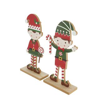 Figurine santas helper mdf 17x5x25cm A/2 FSC 100%