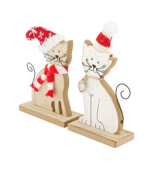 Figurine cat mdf 9.5x4x16cm A/2 FSC 100%