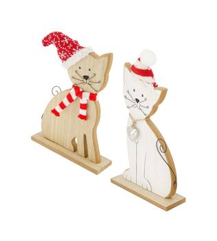 Figurine cat mdf 18x5x29cm A/2 FSC 100%