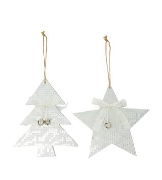 Hanger star tree plywood 15x0.3x15cm A/2 FSC 100%
