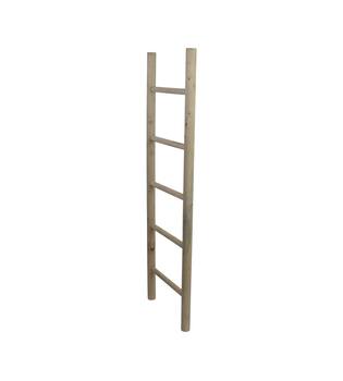Ladder poplar wood 38x3.8x118cm FSC 100% - Natural