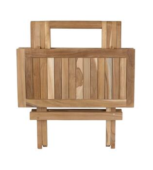 Table square teak wood 51x50x50cm KD FSC Recycled 100% - Natural