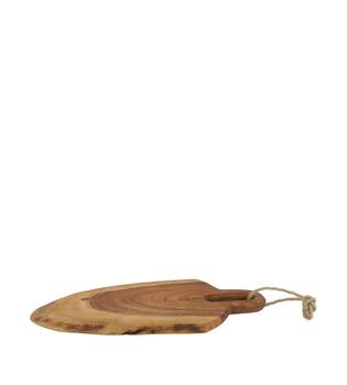Plate with rope acacia wood 38x17x1.5cm FSC 100% - Natural