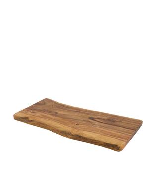 Plate rectangular acacia wood 38x18x1.5cm FSC 100% - Natural