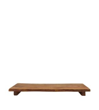 Plate rectangular acacia wood on feet 56x21x5cm FSC 100% - Natural