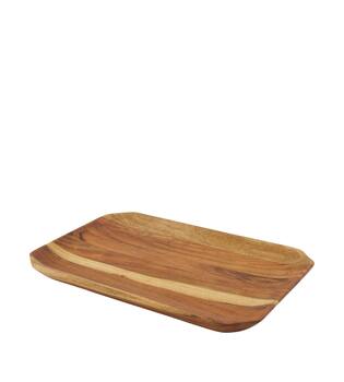 Plate rectangular acacia wood 31x21.5x2cm FSC 100%