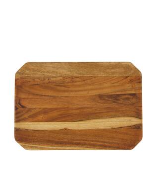 Plate rectangular acacia wood 31x21.5x2cm FSC 100%