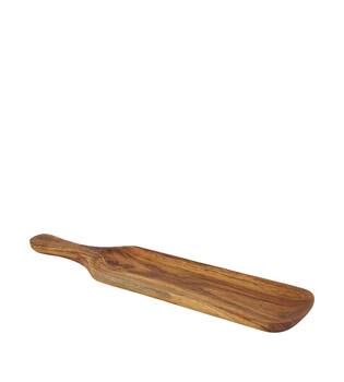 Tray acacia wood with handle 38x9x1.5cm FSC 100% - Natural
