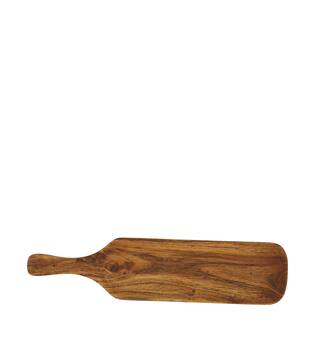 Tray acacia wood with handle 38x9x1.5cm FSC 100% - Natural