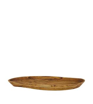 Bowl organic acacia wood 58x24x4.5cm FSC 100% - Natural