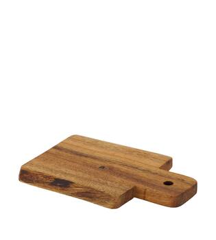 Plate rectangular acacia wood 14x10x4cm 4pc FSC 100% - Natural