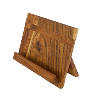 Magazine holder rectangular acacia wood 26x14x23cm FSC 100% - Natural