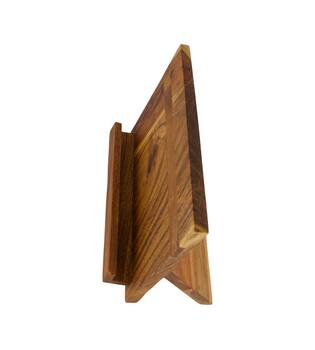 Magazine holder rectangular acacia wood 26x14x23cm FSC 100% - Natural