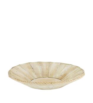 Plate round pine wood 29x29x5cm FSC 100% - Natural