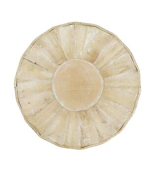 Plate round pine wood 29x29x5cm FSC 100% - Natural