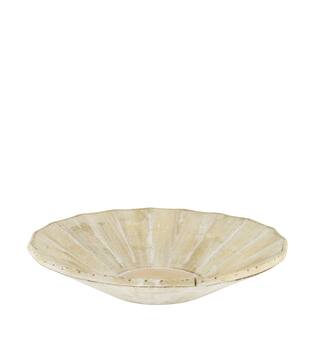 Plate round pine wood 35x35x6cm FSC 100% - Natural