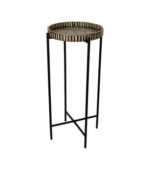 Table mdf / bamboo 38x38x86.5cm KD FSC 100%