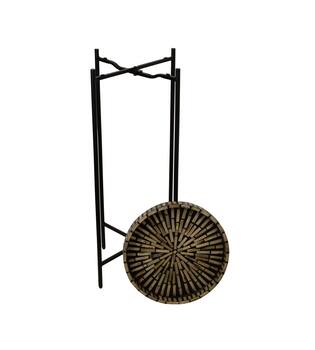 Table mdf / bamboo 38x38x86.5cm KD FSC 100%