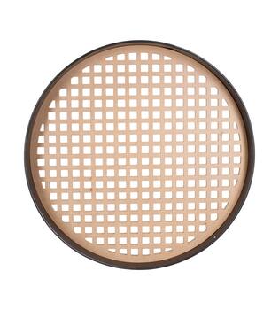 Frame round squares metal mdf 78x78x9cm FSC Mix 100% - Natural