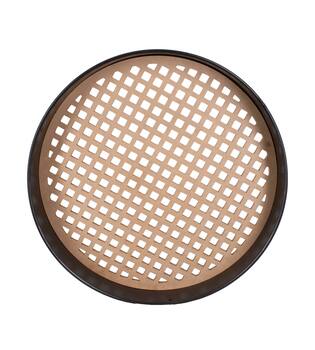 Frame round squares metal mdf 58x58x9cm FSC Mix 100% - Natural