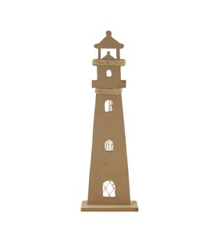 Figurine lighthouse mdf 13x5x41cm FSC 100%