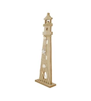 Figurine lighthouse mdf 13x5x41cm FSC 100% - Natural