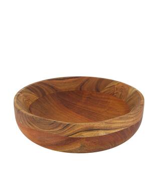 Bowl round acacia wood 28x28x7cm FSC 100% - Natural