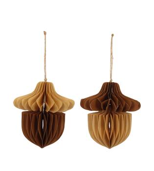Hanger acorn paper 14x14x15cm C2 FSC Mix 100% - Multi