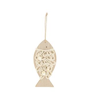 Figurine fish mdf with hanger 12x25x0.9cm FSC Mix 100%