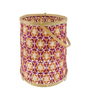 Lantern round bamboo 32x32x38cm FSC 100%
