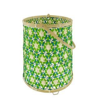 Lantern round bamboo 32x32x38cm FSC 100%